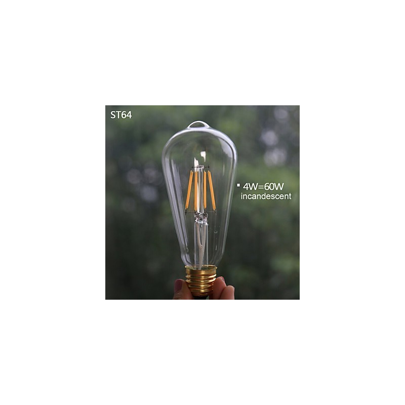 Lámparas colgantes vintage 3 luces ST64 Bombillas incluidas Sistema arriba y abajo