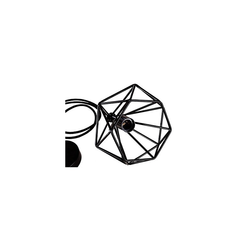 Lámpara colgante de metal con pintura estilo mini retro para garaje