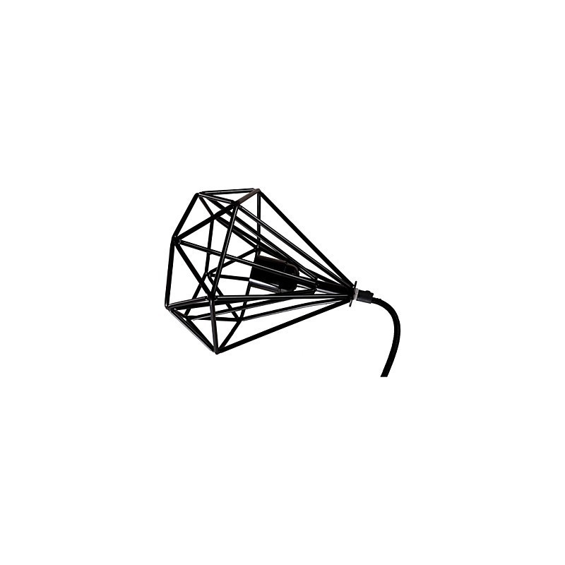 Lámpara colgante de metal con pintura estilo mini retro para garaje