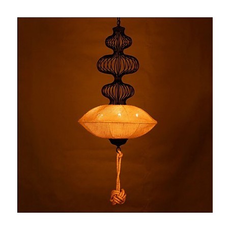 Lámparas de jaula de pájaros creativas de cáñamo industrial retro nórdico Lámparas de jaula de pájaros creativas de cáñamo industrial retro nórdico
