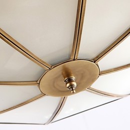 Lámpara colgante de metal de latón estilo rústico clásico tradicional