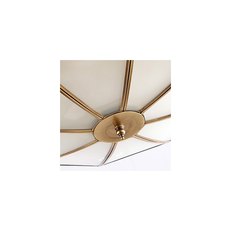 Lámpara colgante de metal de latón estilo rústico clásico tradicional