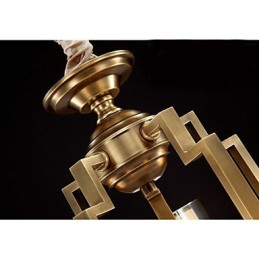 Lámpara de estilo chino Lámpara de cobre Lámpara de cobre