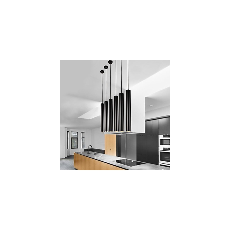 Lámparas colgantes modernas contemporáneas de metal