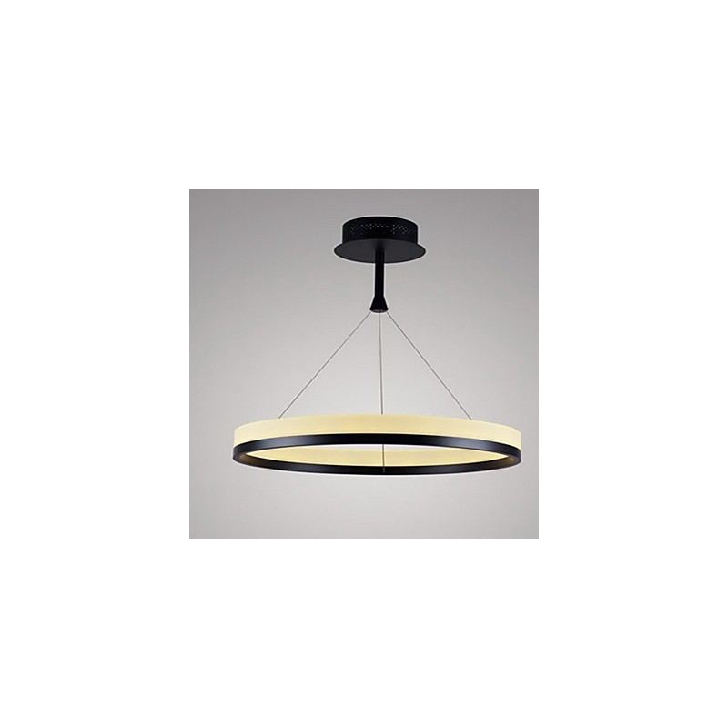Lámpara colgante moderna redonda blanca de 4 luces