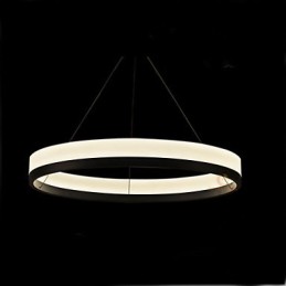Lámpara colgante moderna redonda blanca de 4 luces