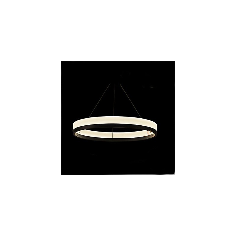 Lámpara colgante moderna redonda blanca de 4 luces