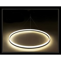 Lámpara colgante moderna redonda blanca de 4 luces
