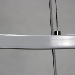 Lámpara colgante regulable de 80 cm de diámetro, diseño moderno.