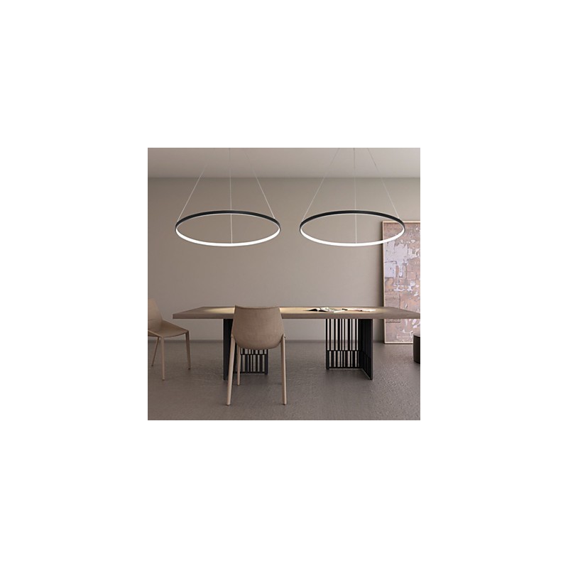 Lámpara colgante regulable de 80 cm de diámetro, diseño moderno.