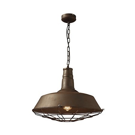 Lámpara colgante retro de 1 luz con pantalla de metal antiguo. Tienda. Lámpara colgante retro de 1 luz con pantalla de metal antiguo. Tienda.