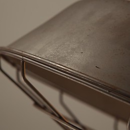 Lámpara colgante retro de 1 luz con pantalla de metal antiguo. Tienda.