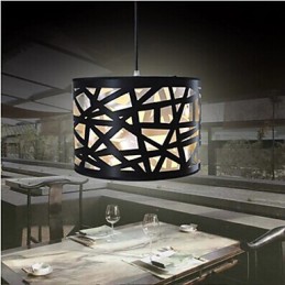 Lámpara colgante de un solo cabezal, moderna, contemporánea y creativa como la lámpara colgante Bird's Nest.