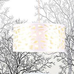 Lámpara colgante de un solo cabezal, moderna, contemporánea y creativa como la lámpara colgante Bird's Nest.