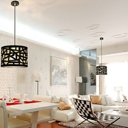 Lámpara colgante de un solo cabezal, moderna, contemporánea y creativa como la lámpara colgante Bird's Nest.