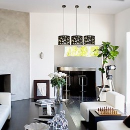 Lámpara colgante de un solo cabezal, moderna, contemporánea y creativa como la lámpara colgante Bird's Nest.