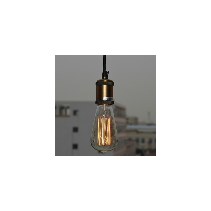 Lámpara colgante galvanizada de estilo mini vintage clásico tradicional