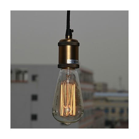 Lámpara colgante galvanizada de estilo mini vintage clásico tradicional Lámpara colgante galvanizada de estilo mini vintage clásico tradicional