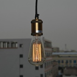 Lámpara colgante galvanizada de estilo mini vintage clásico tradicional