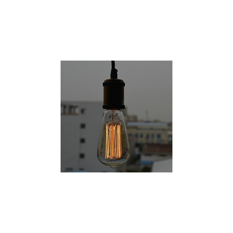 Lámpara colgante galvanizada de estilo mini vintage clásico tradicional