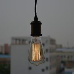 Lámpara colgante galvanizada de estilo mini vintage clásico tradicional