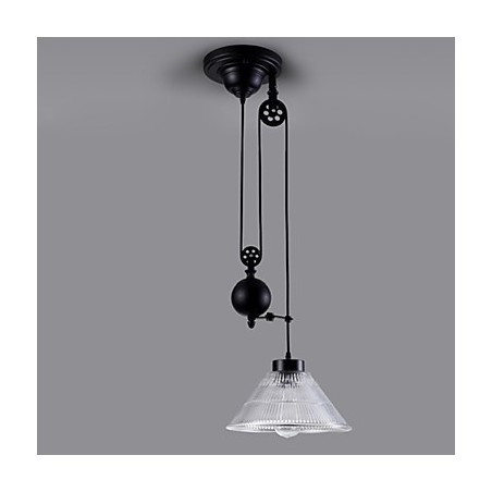 Lámpara colgante vintage de 1 luz, lámpara de isla, lámpara colgante para vestíbulo, metal y vidrio. Lámpara colgante vintage de 1 luz, lámpara de isla, lámpara colgante para vestíbulo, metal y vidrio.