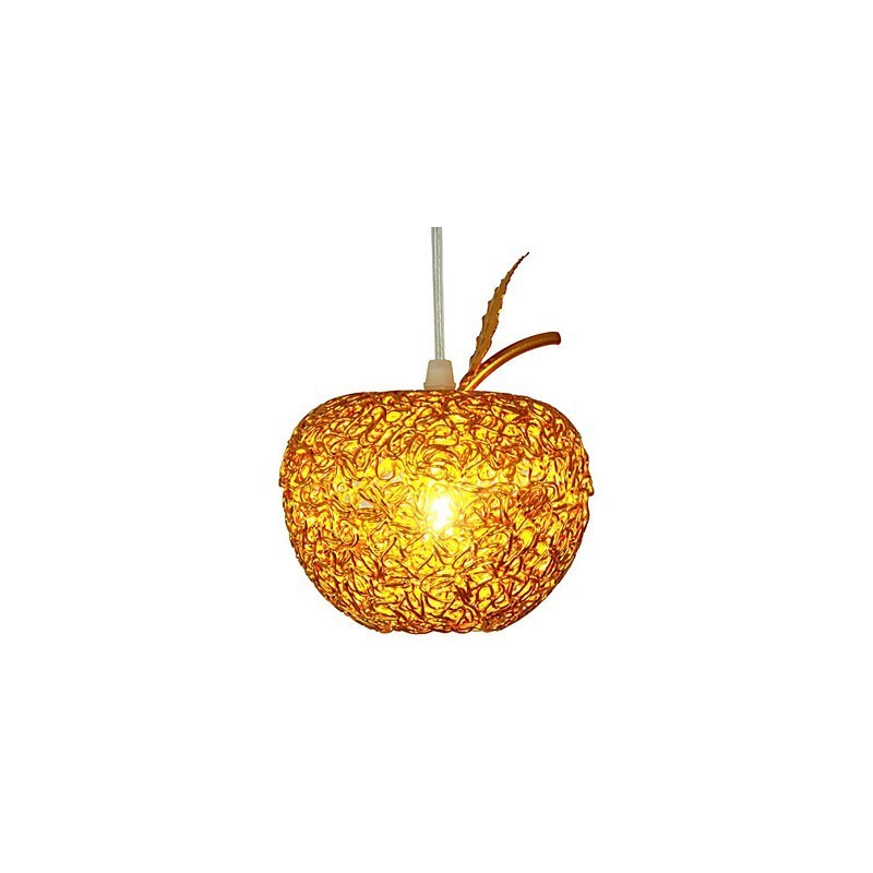 Lámpara de araña de aluminio tejido con siete luces Apple