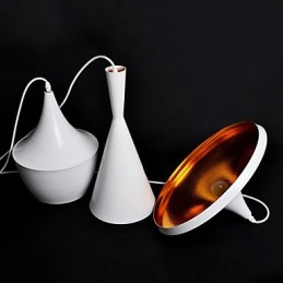 Lámpara colgante de metal con pintura estilo mini