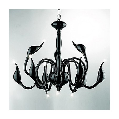 Lámpara de araña de metal galvanizado estilo vela contemporánea moderna Lámpara de araña de metal galvanizado estilo vela contemporánea moderna