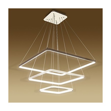 Lámpara colgante de diseño moderno con tres anillos