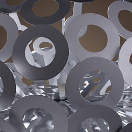 Lámpara colgante moderna con pantalla circular destacada