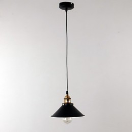Lámpara colgante con pintura en estilo mini, estilo cuenco retro clásico tradicional