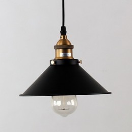 Lámpara colgante con pintura en estilo mini, estilo cuenco retro clásico tradicional