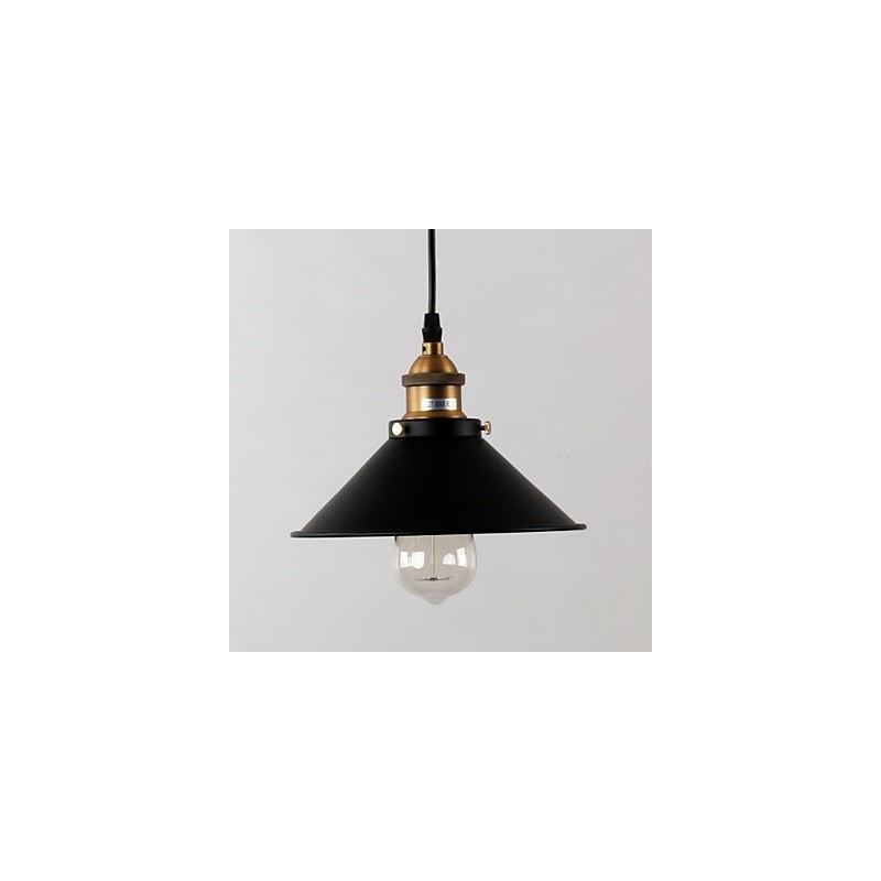 Lámpara colgante con pintura en estilo mini, estilo cuenco retro clásico tradicional