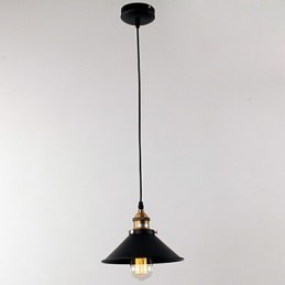 Lámpara colgante con pintura en estilo mini, estilo cuenco retro clásico tradicional