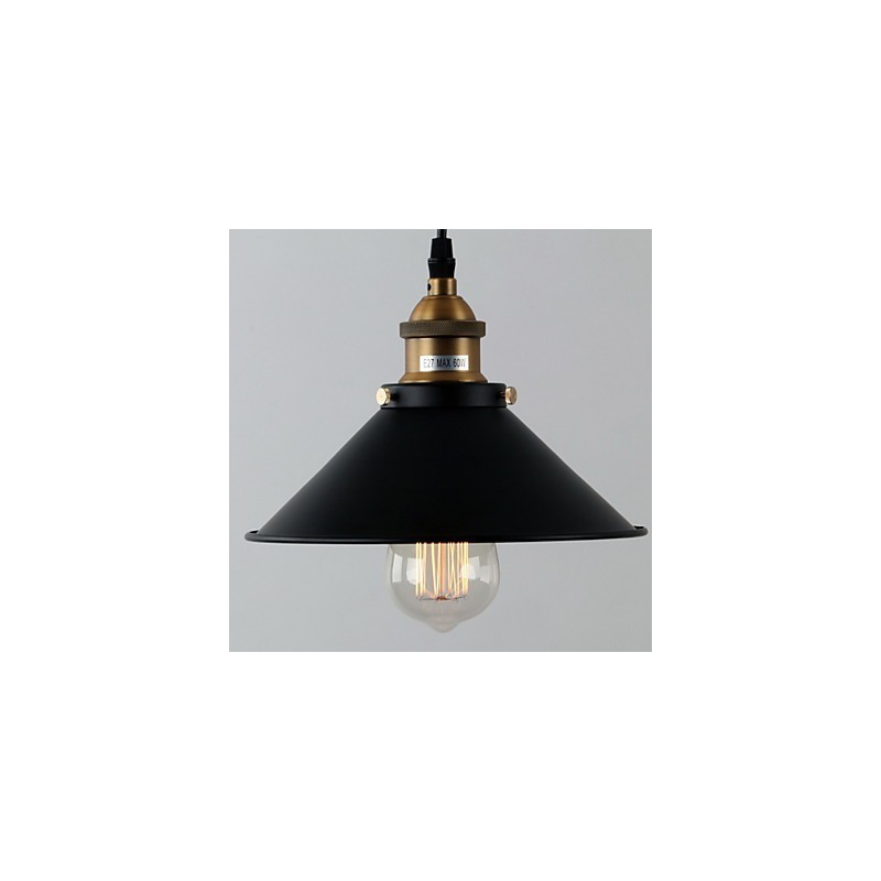 Lámpara colgante con pintura en estilo mini, estilo cuenco retro clásico tradicional