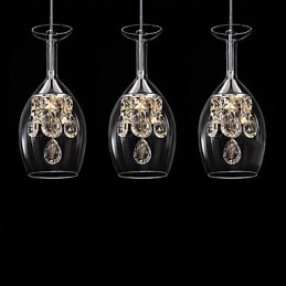 Lámpara colgante de araña de metal moderna y contemporánea de estilo isla.