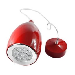 Lámpara colgante de metal con pintura de globo terráqueo contemporánea moderna
