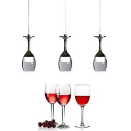 Lámparas colgantes de 3 luces con placa trasera larga, modernas y contemporáneas