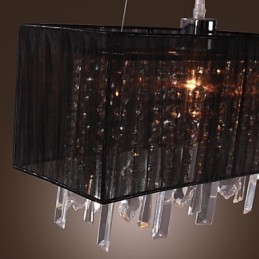 Lámpara colgante moderna contemporánea de cristal de isla y otros metales
