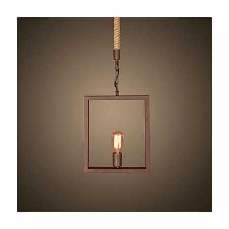 Lámpara colgante de metal estilo rústico clásico tradicional estilo cabaña vintage retro campestre Lámpara colgante de metal estilo rústico clásico tradicional estilo cabaña vintage retro campestre