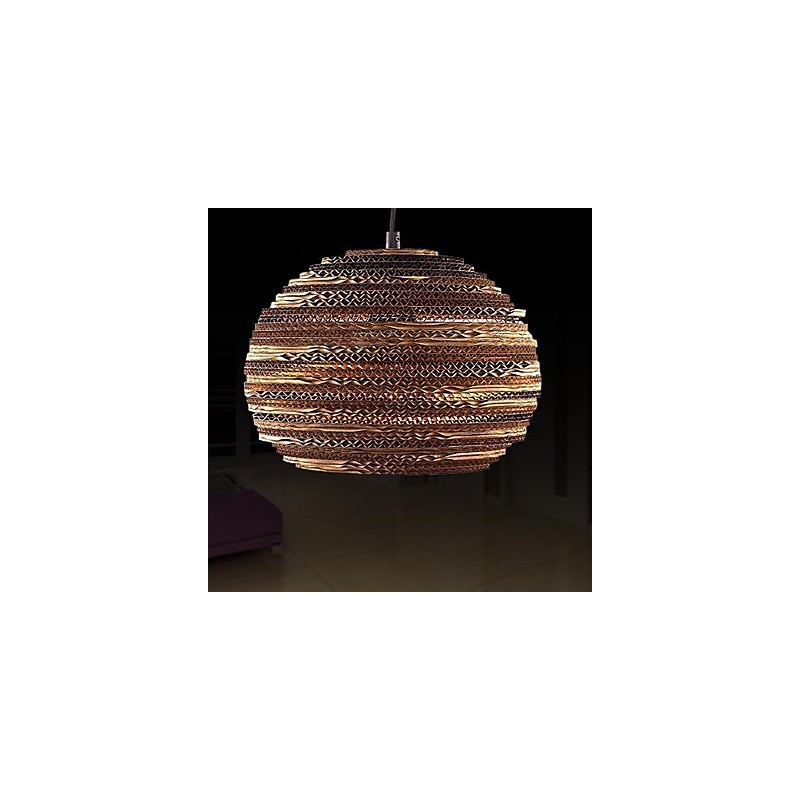 Lámpara colgante rústica de metal estilo globo, tambor, isla, cuenco, linterna vintage