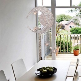 Lámpara colgante moderna y contemporánea de metal galvanizado estilo globo mini