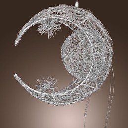 Lámpara colgante moderna y contemporánea de metal galvanizado estilo globo mini