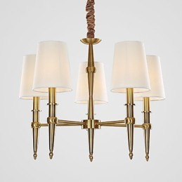 Lámpara colgante de diseño decorativo contemporáneo moderno en blanco puro