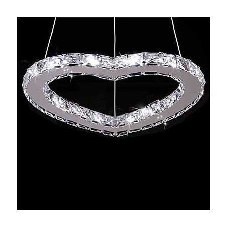 Lámpara de araña moderna contemporánea de metal cromado y cristal Lámpara de araña moderna contemporánea de metal cromado y cristal