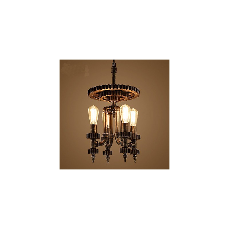 Iluminación decorativa de tienda de equipos mecánicos retro