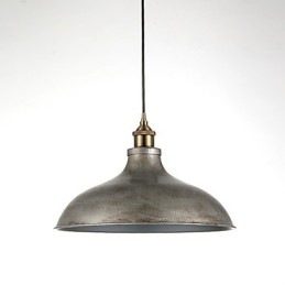 Lámparas colgantes de 1 luz, estilo antiguo vintage, estilo industrial, hierro y metales, lámpara colgante.