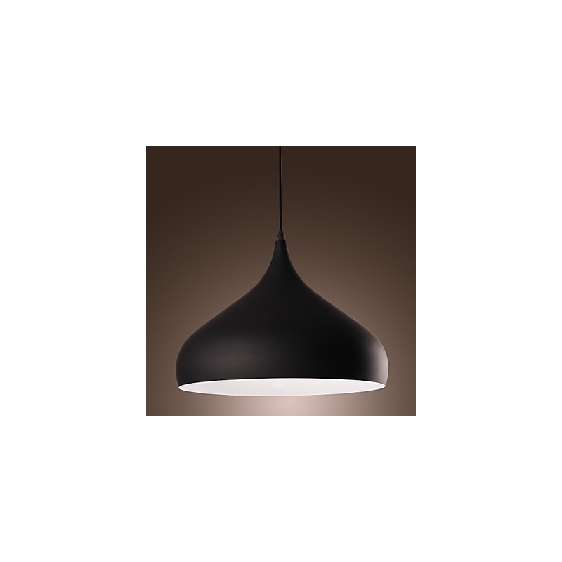 Lámpara colgante moderna contemporánea estilo retro con forma de cuenco en miniatura.