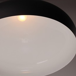 Lámpara colgante moderna contemporánea estilo retro con forma de cuenco en miniatura.